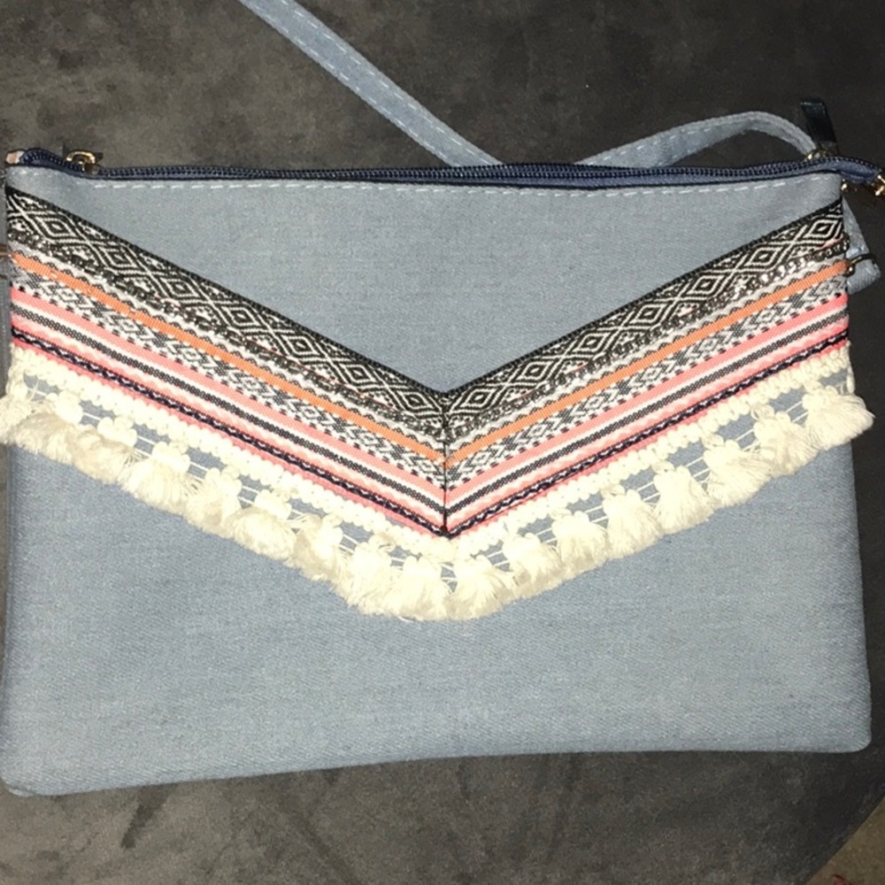 Denim Crossbody Bag